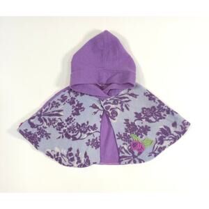 RAGGED THISTLE BOHO GIRLS PONCHO SIZE 2/4T